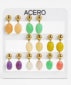 pendientes-de-piedra-de-colores-con-acabado-dorado