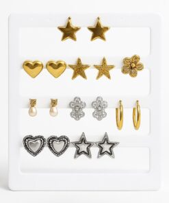 pendientes-de-acero-surtidos-con-disenos-de-estrellas-flores-y-corazones