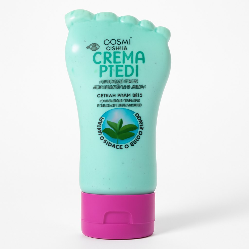Crema Refrescante para Pies Efecto Hielo con Menta, Aloe Vera y Karité