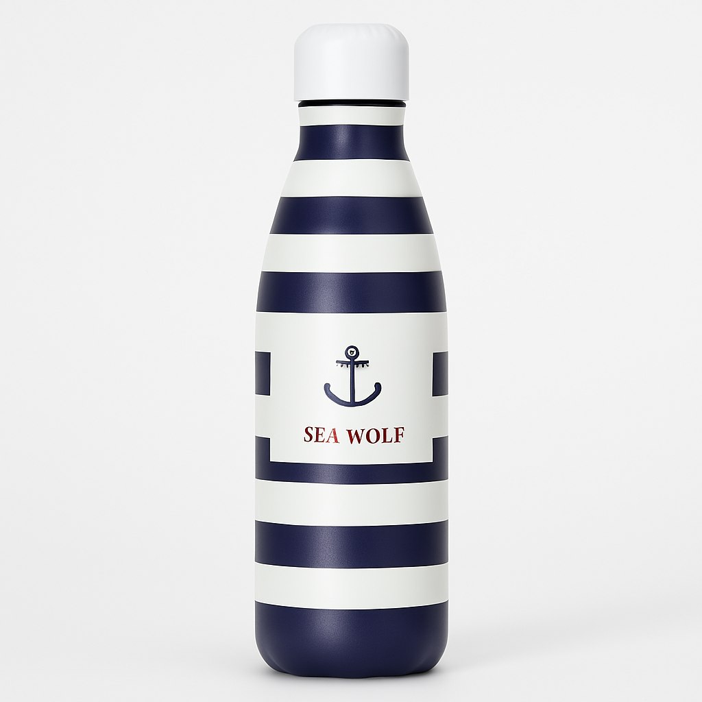 Botella térmica estilo náutico Sea Wolf