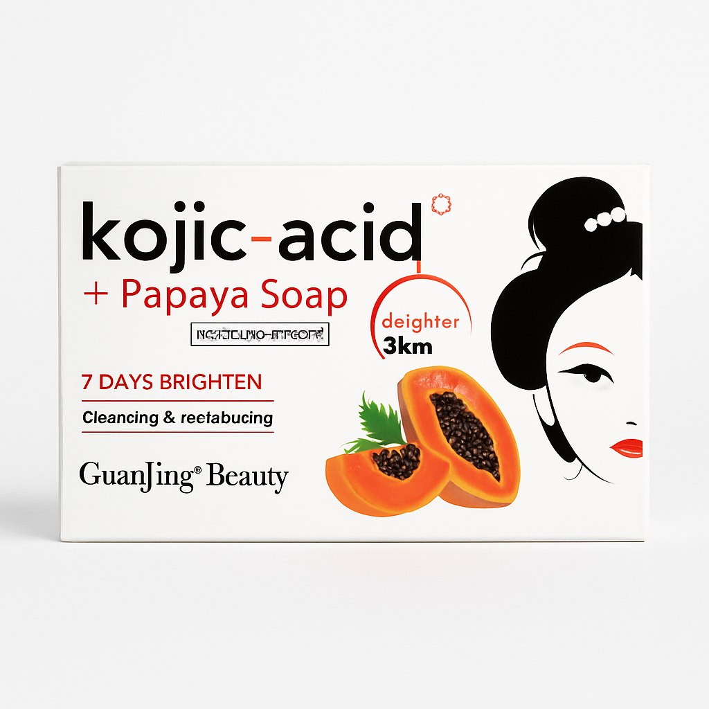 Jabón Kojic Acid con Papaya para rostro y cuerpo