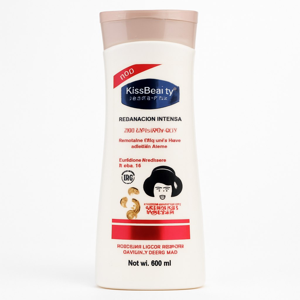 Loción corporal coreana Kiss Beauty con ácido kójico