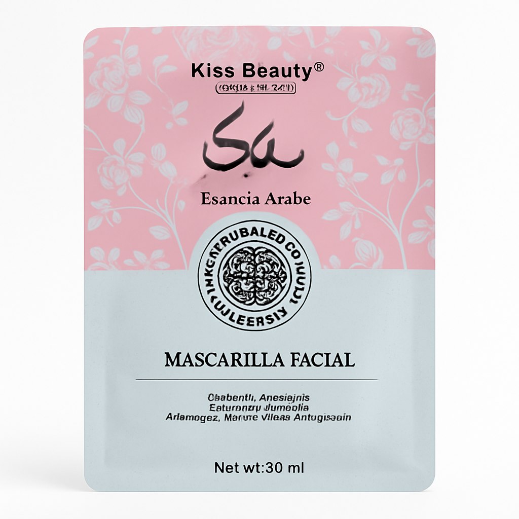 Mascarilla Facial Kiss Beauty Esencia Árabe 30 ml