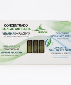 Ampollas capilares anticaída Misscol con vitaminas y placenta