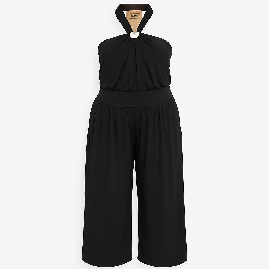 Mono largo negro elegante Davinia talla única