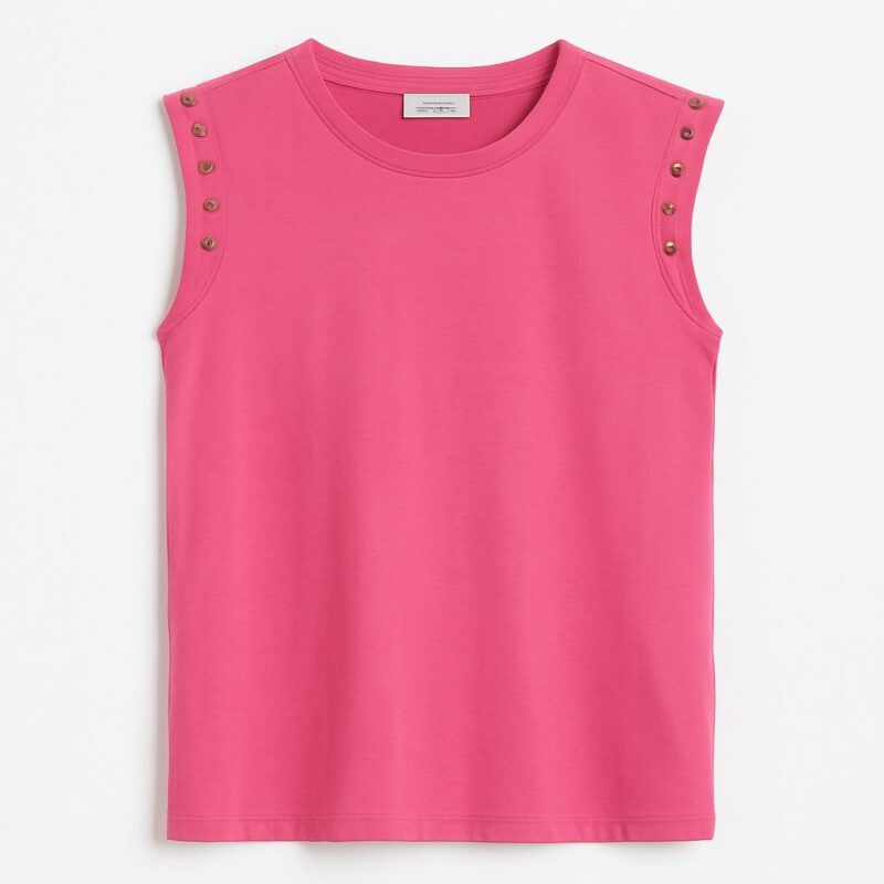 Camiseta sin mangas de mujer en colores vibrantes
