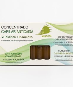 Ampollas Anticaída Capilar Misscol con Vitaminas y Placenta